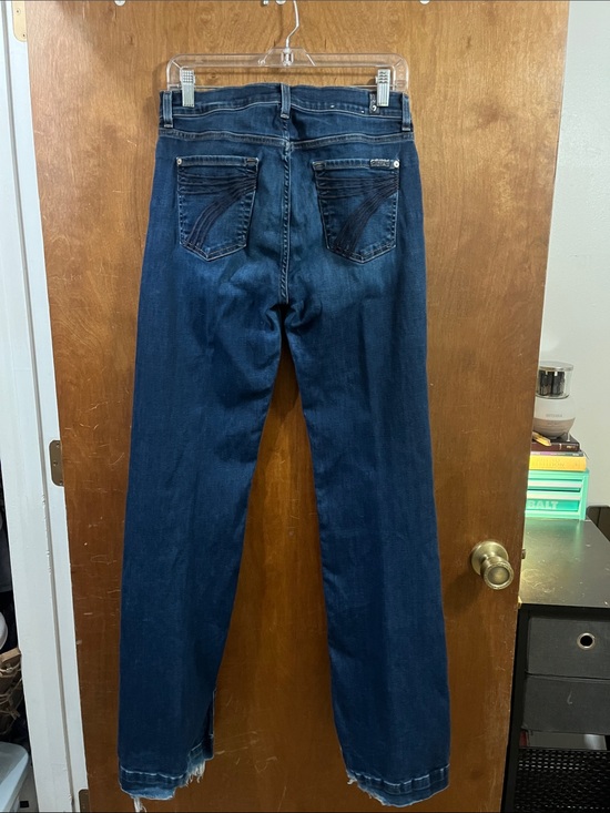 7 For All Mankind Denim - 30 /  7 For All Mankind Dark Blue Flare Jeans